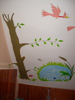 Painting a wall - Dtsk pokoj v podkrov-pokraovn (zed_003.jpg)